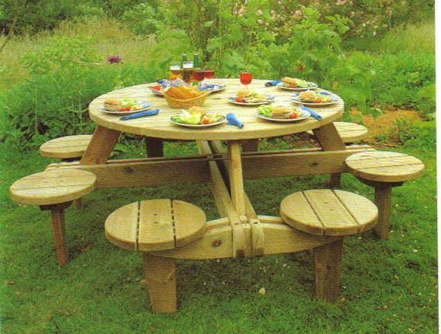 8 seater picnic table